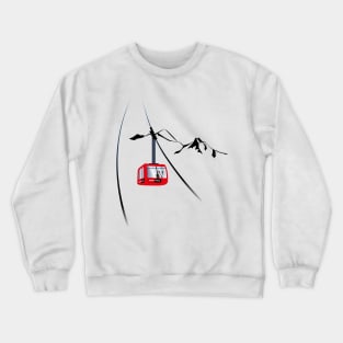 Whistler peak 2 peak cable car Crewneck Sweatshirt